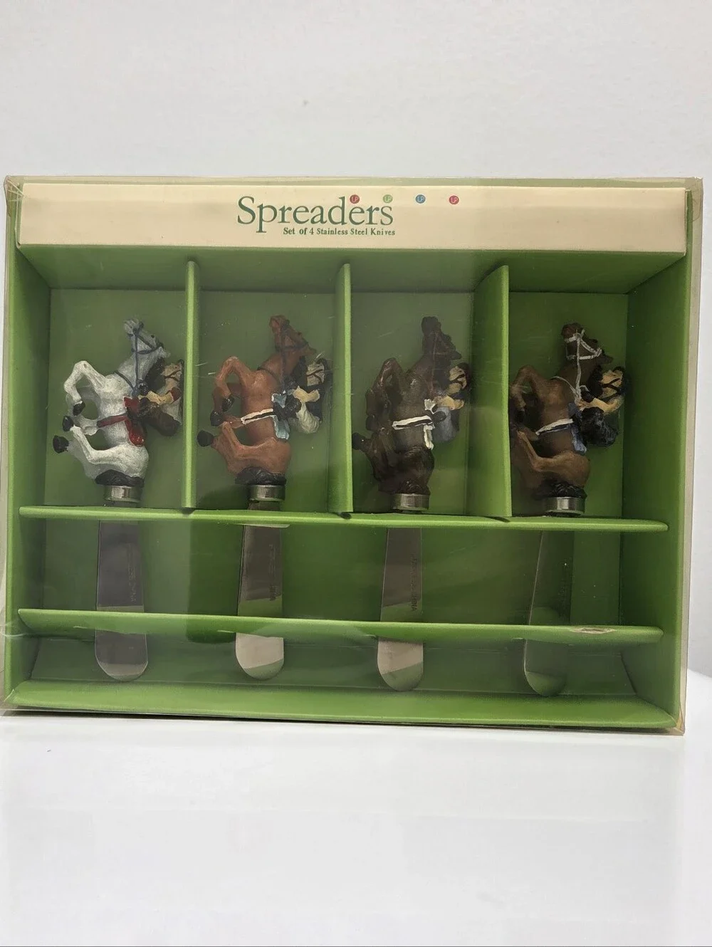 Supreme Multicolor Derby Style Race Horse Handle  Spreaders